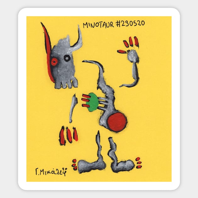 Minotaur #230520 Sticker by micalef